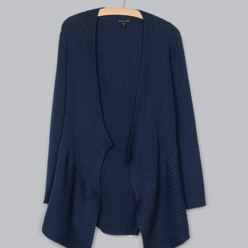 Merino Rib Cardigan